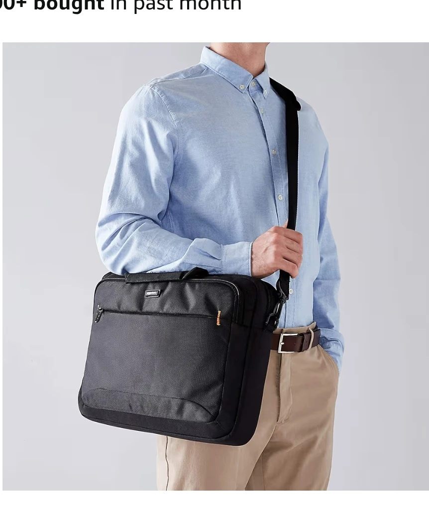 Amazon Basics Laptop and Tablet Shoulder Bag Carrying Case - photo 2
