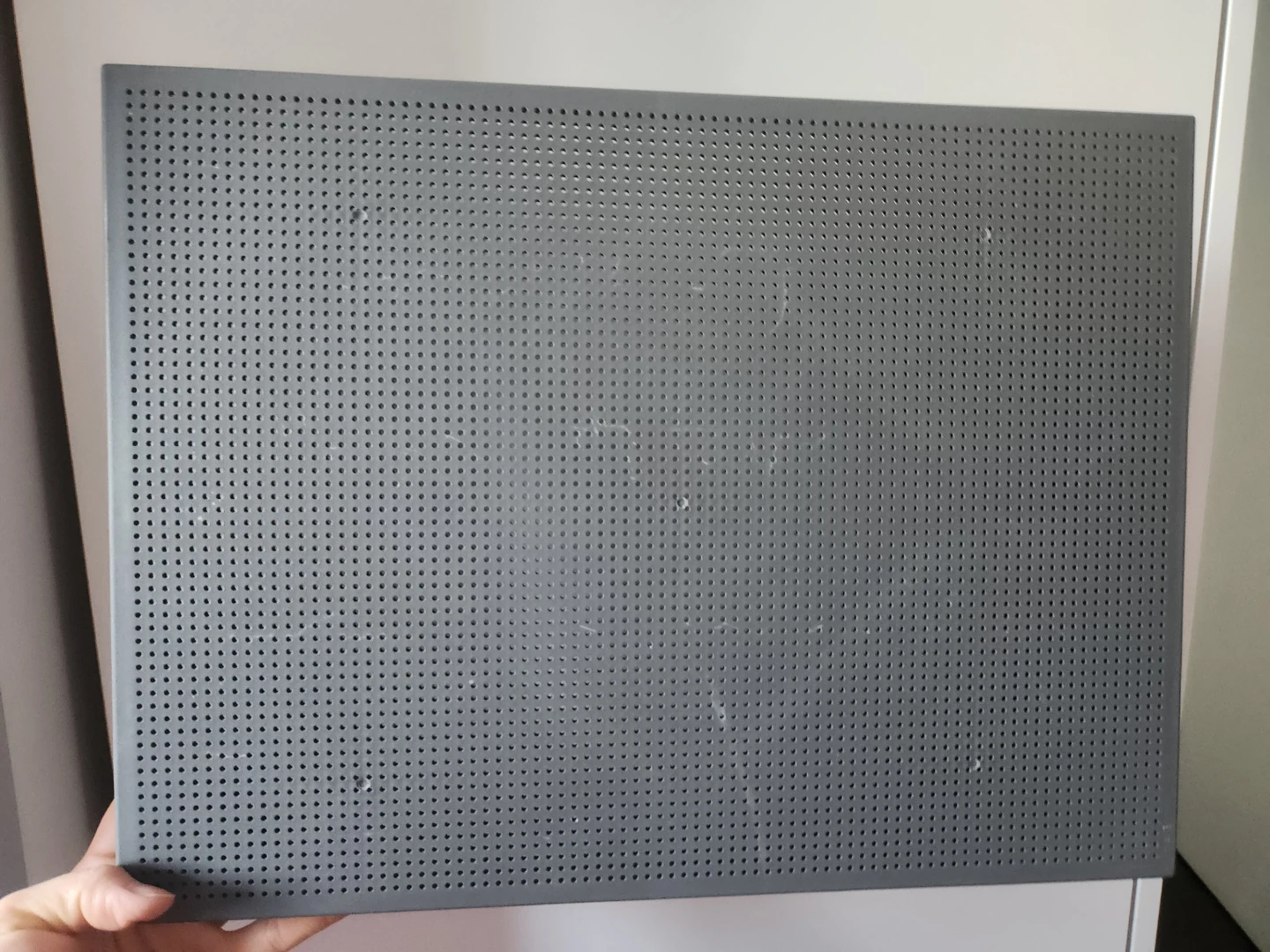 IKEA SVENSÅS Pegboard without letters, dark gray, 30x40 cm - photo 2
