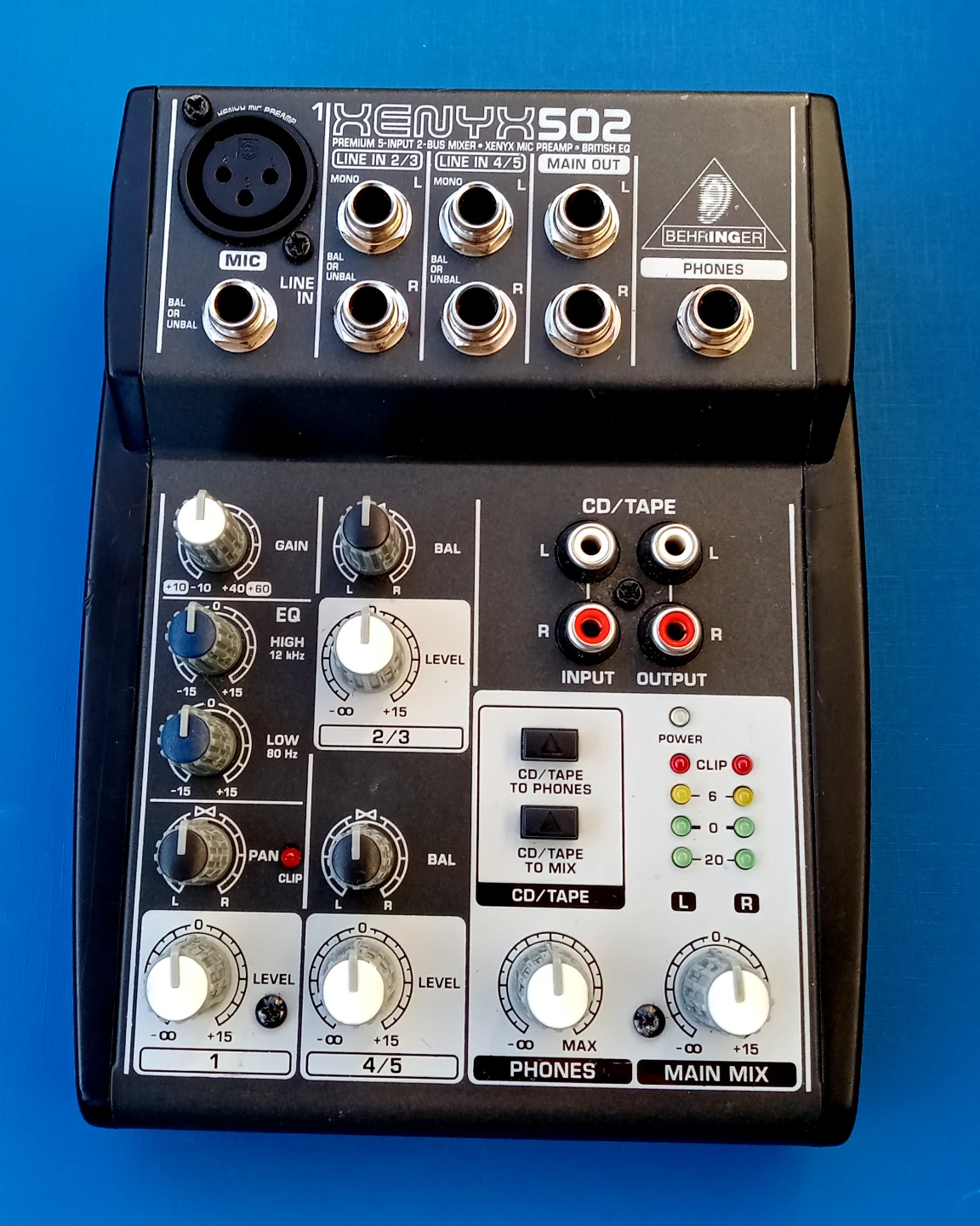 Behringer Xenyx 502 Premium 5-Input Mixer