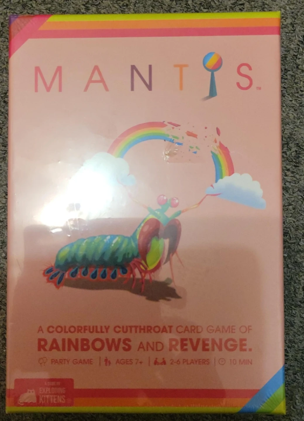 Mantis Card Game by Exploring Kittens, Ages 7+