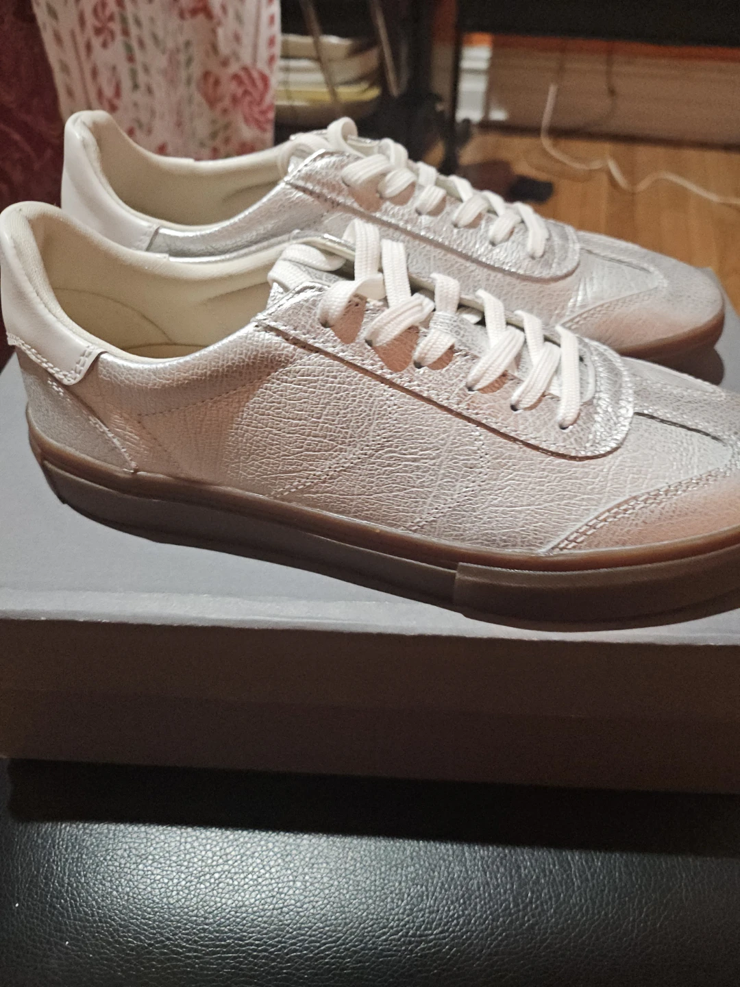 Vagabond Shoemakers Silver Sneakers - Size 6 - photo 2
