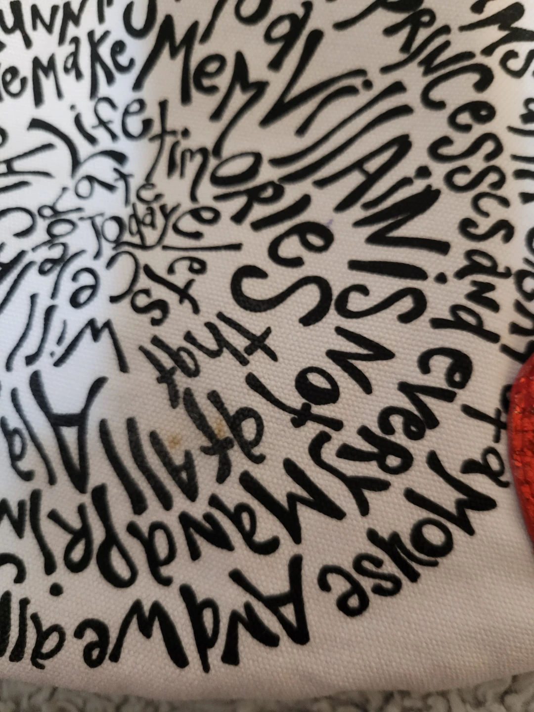 White Mickey Mouse Tote Bag - photo 2