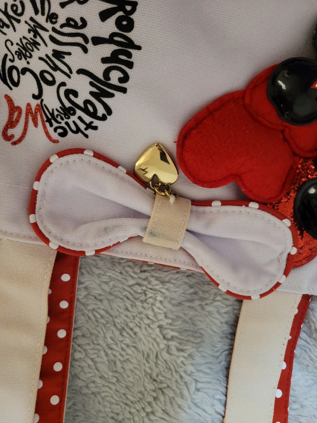 White Mickey Mouse Tote Bag - photo 4