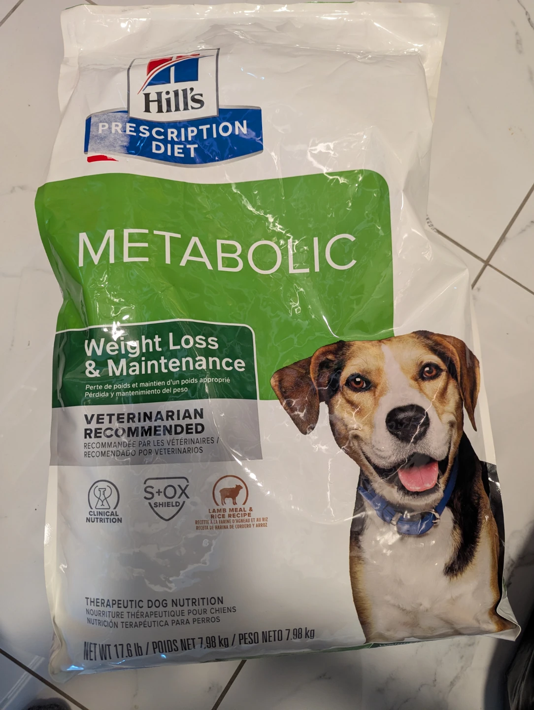 Hill's Prescription Diet Metabolic Dog Food 17 lb