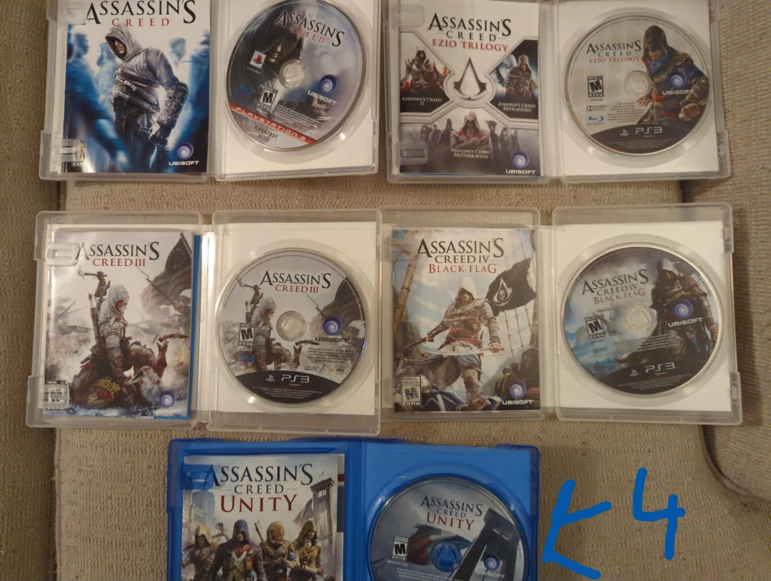 Assassin's Creed PS3 & PS4 Video Games Collection - photo 2