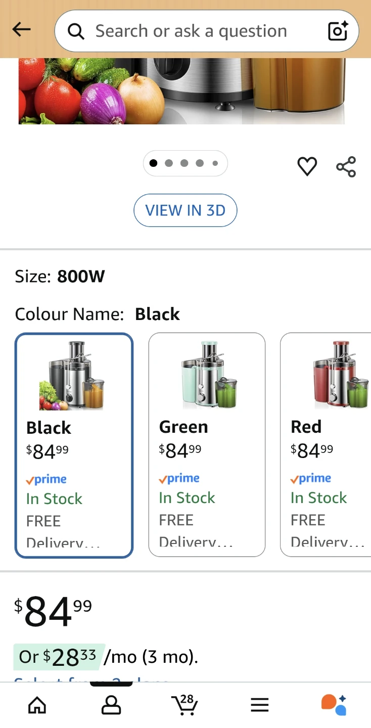 Reemix Juicer - 800W, Black - photo 5
