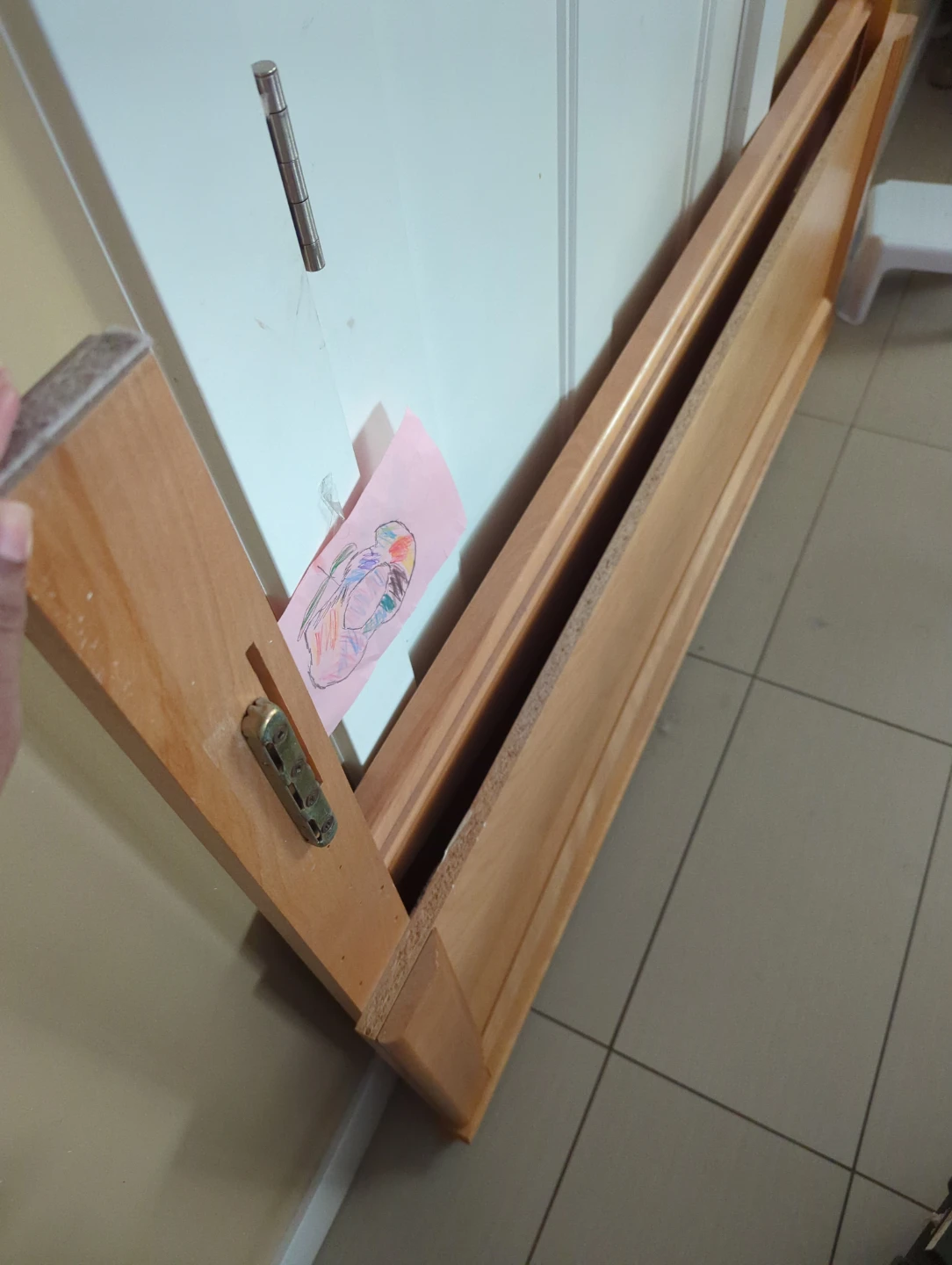 Queen Wooden Bed with mattress