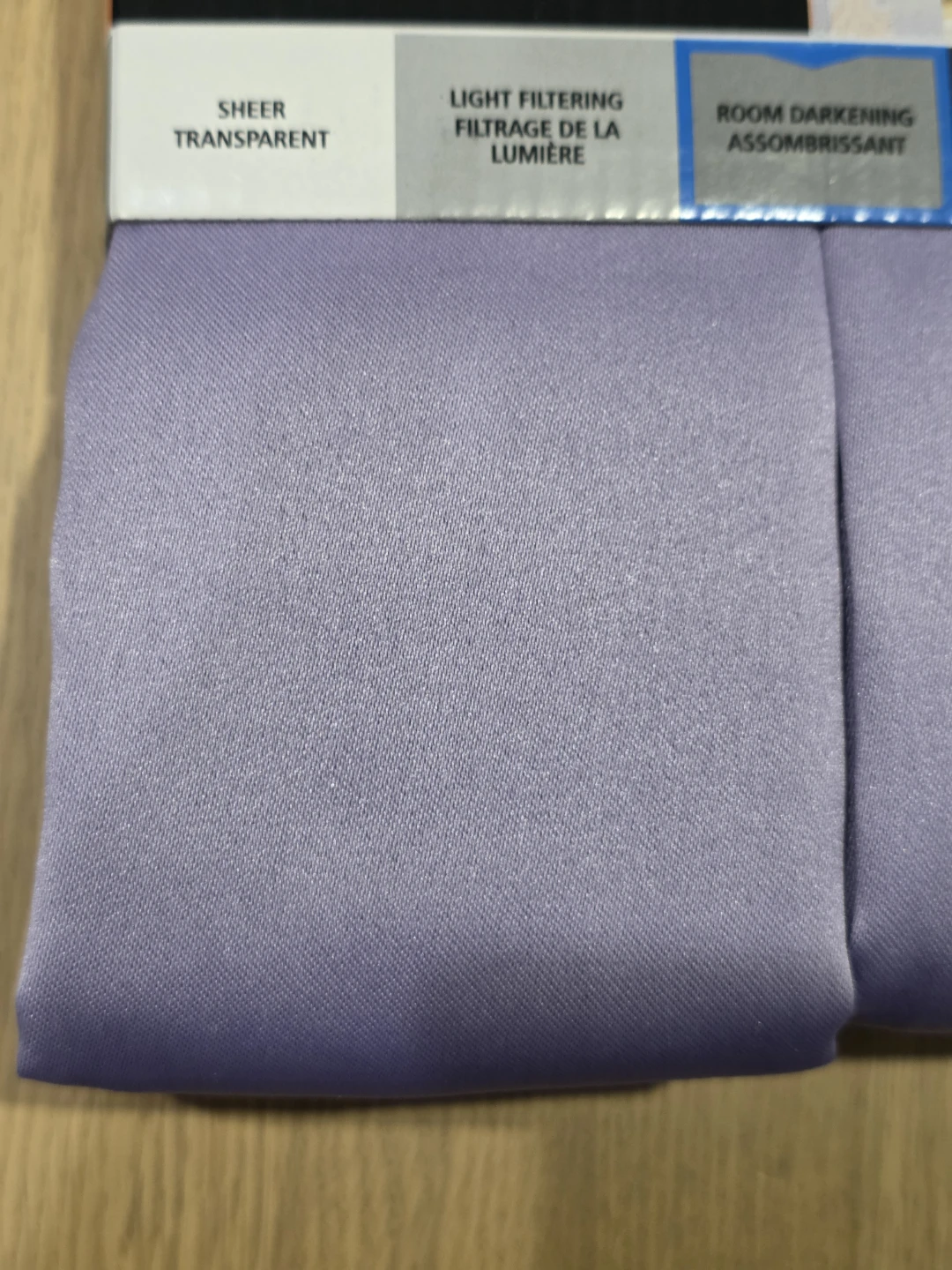 Lilac Purple Curtains 2 Panels - 37" x 84" - photo 3