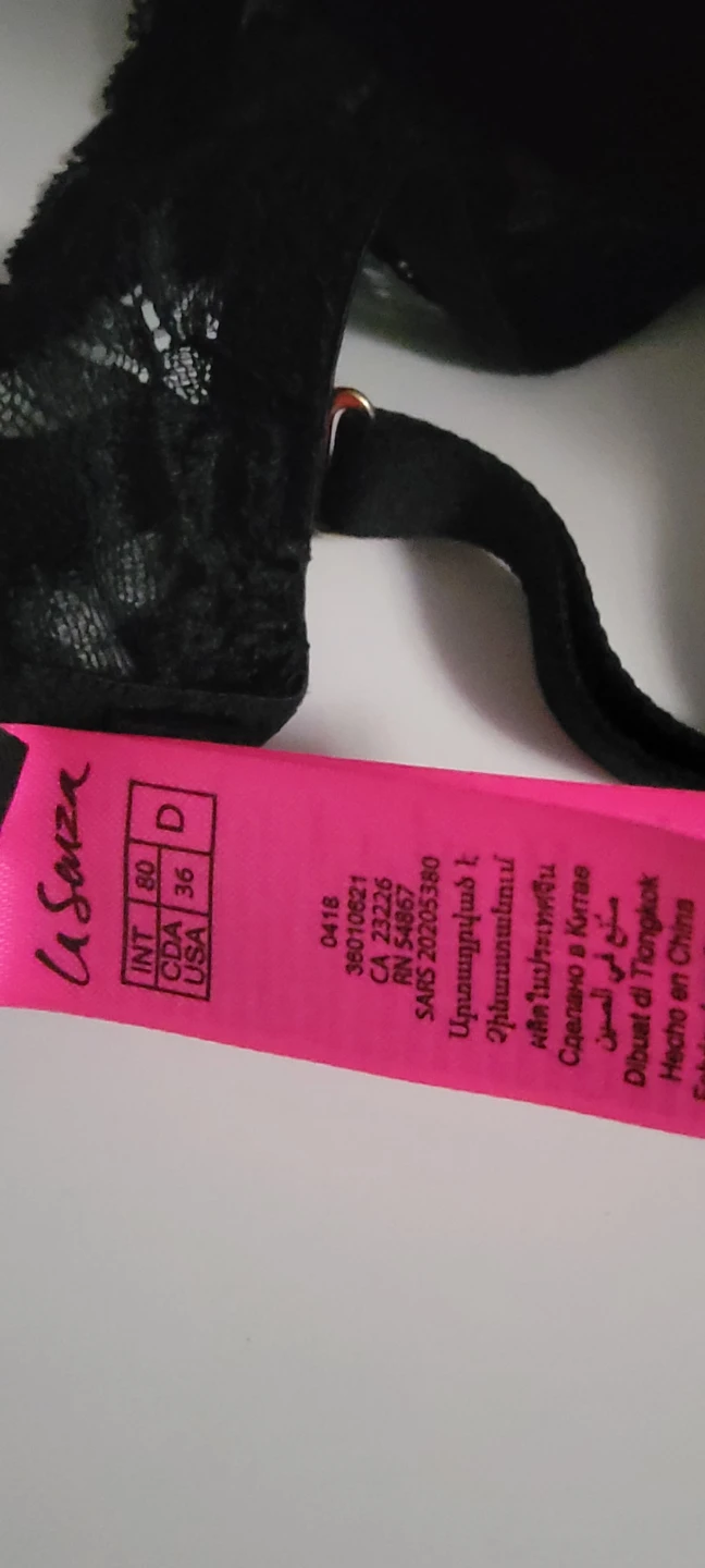 La Senza Black Lace Bra 36D - photo 4