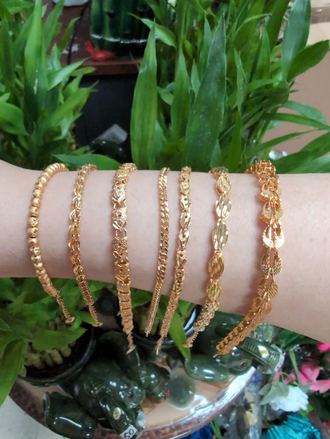 18k gold plated bracelet $8 each high quality - photo 3