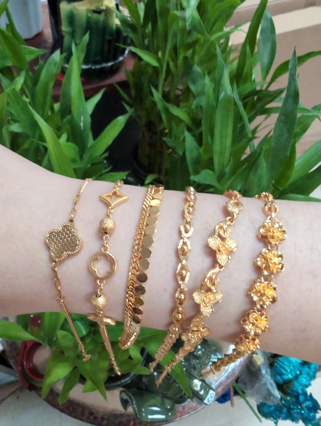 18k gold plated bracelet $8 each high quality - photo 4