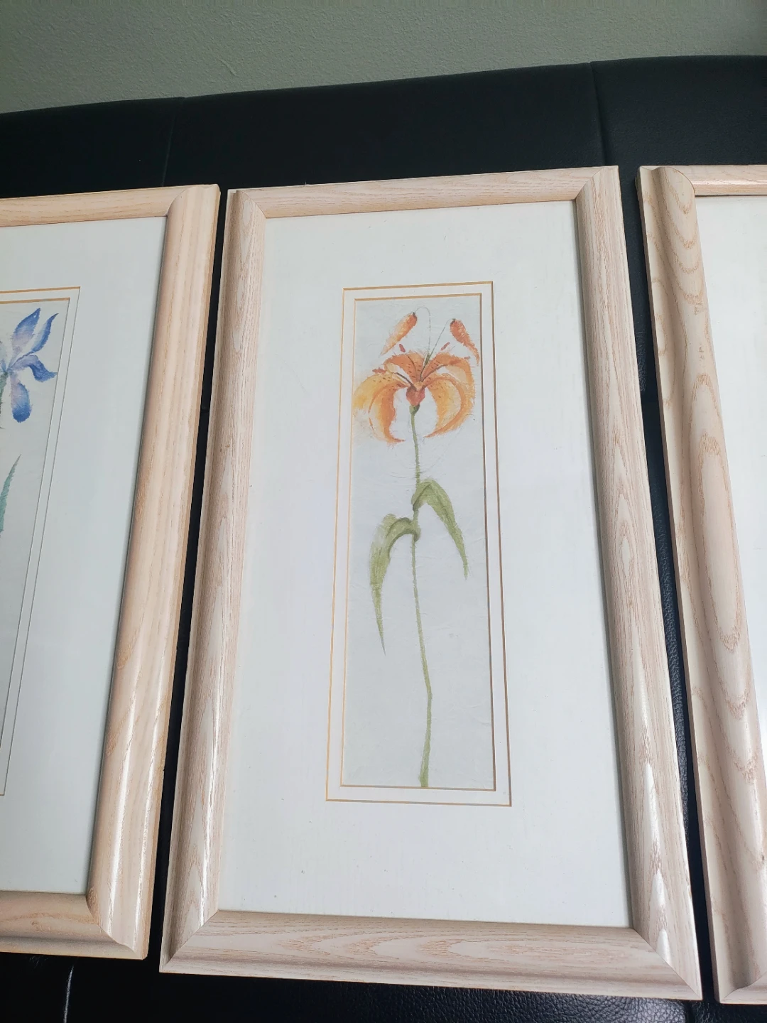 Set of 3 Framed Botanical Floral Prints - photo 3