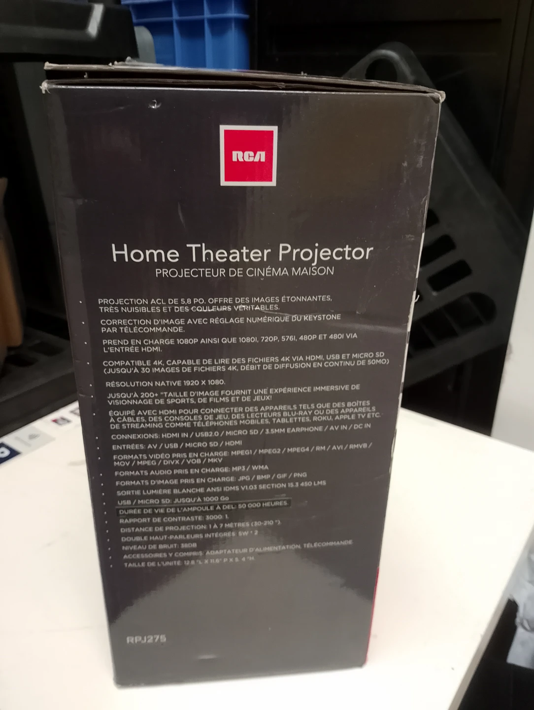 BNIB!!! RCA Home Theater Projector RPJ275 - photo 3
