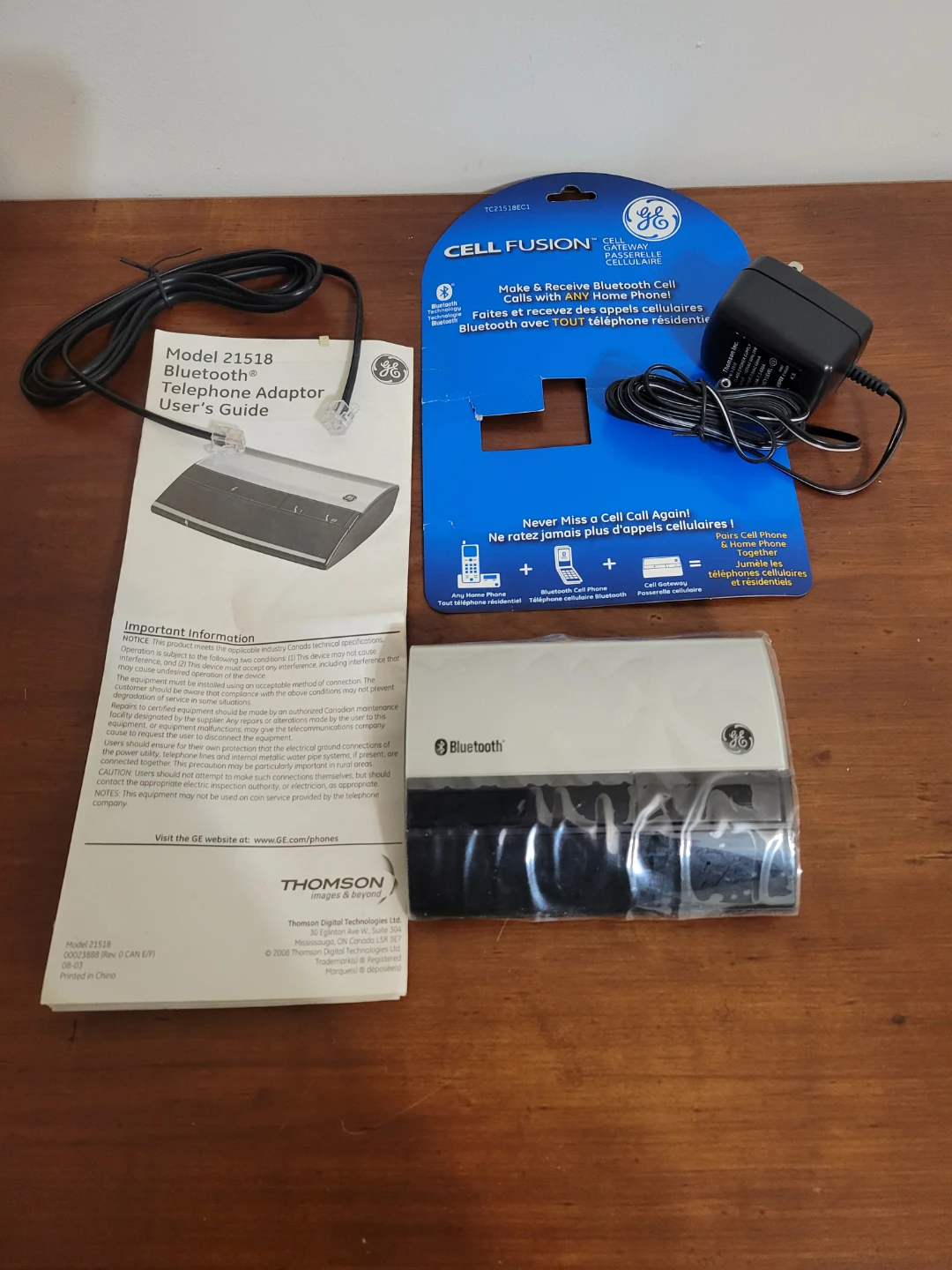 GE Cell Fusion Bluetooth Telephone Adapter Model 21518 - photo 3