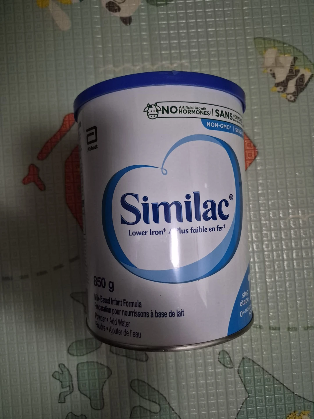 Similac Lower Iron+ Milk-Based Infant Formula 850g