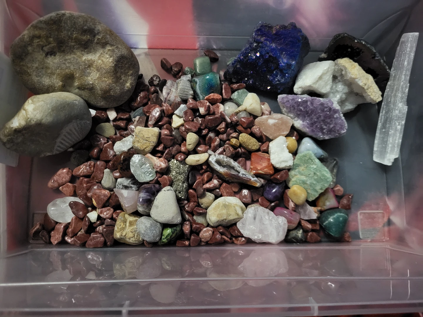 Assorted Crystals and fossils collection