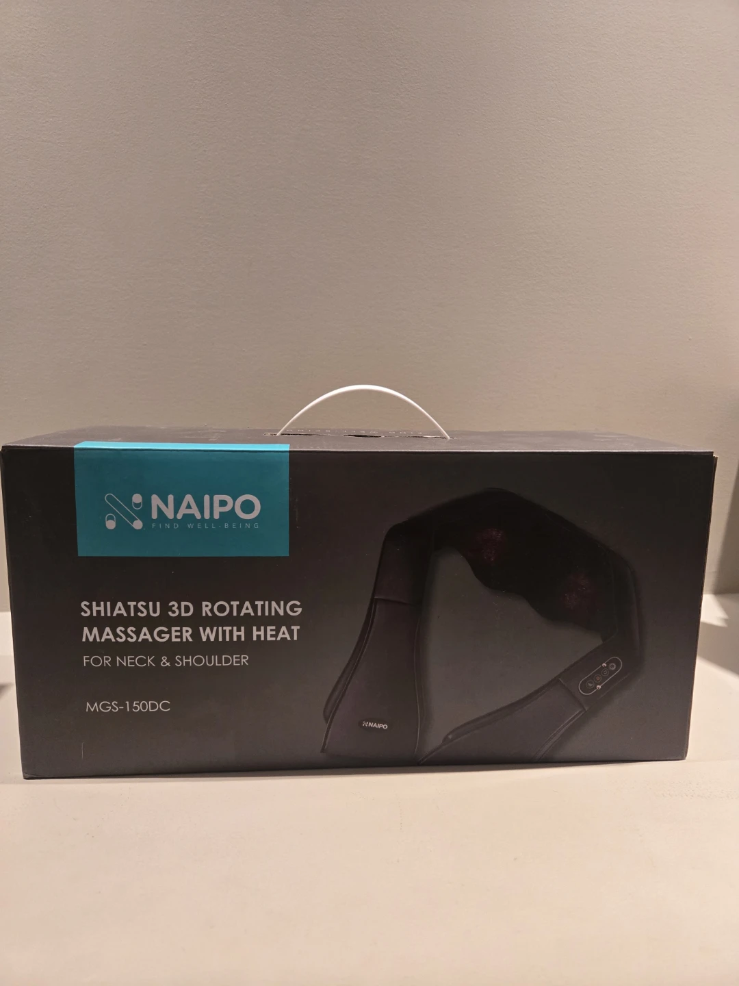 Naipo Shiatsu 3D Rotating Massager with Heat