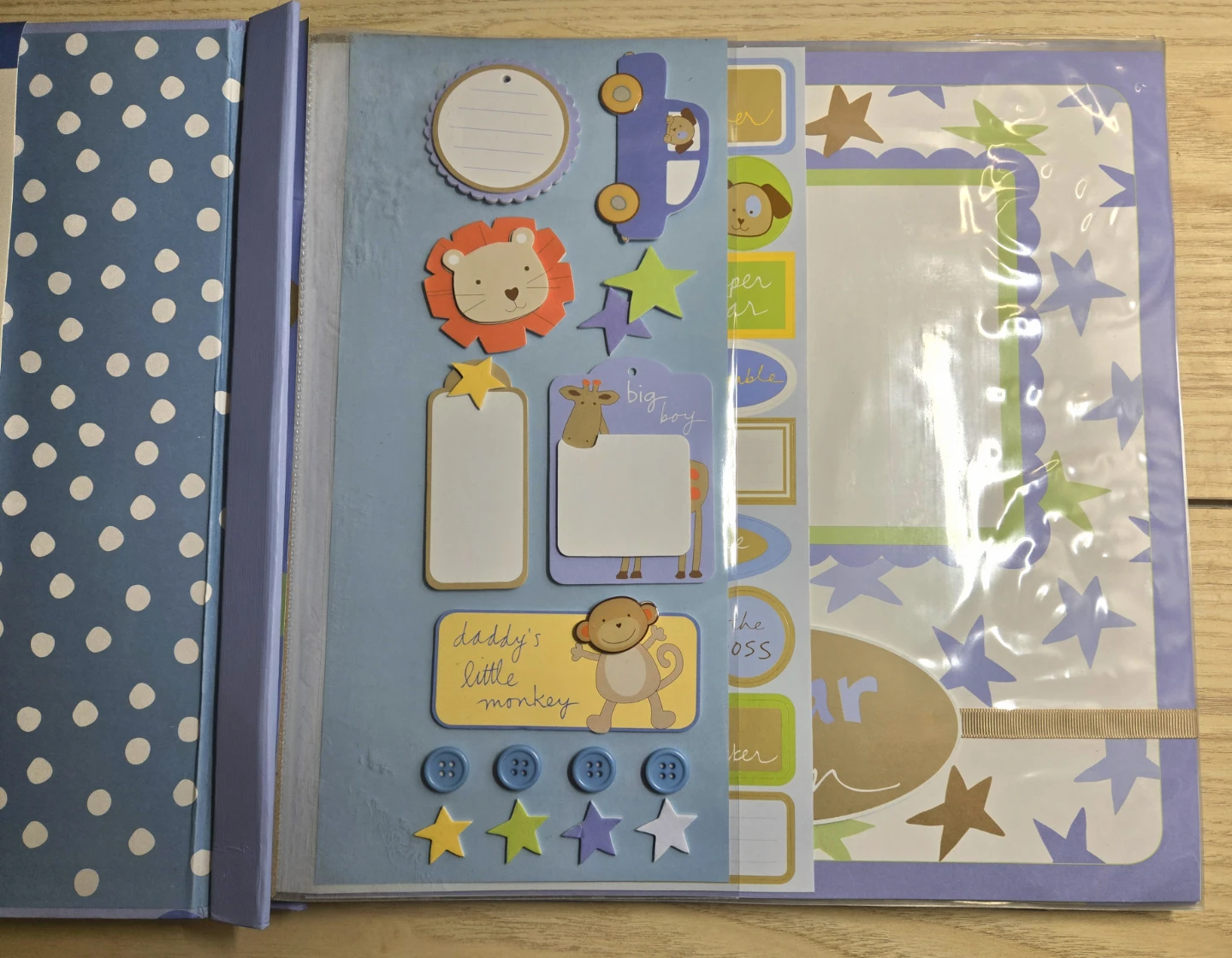 New Baby Boy Scrapbook Complete 12x12 - photo 2