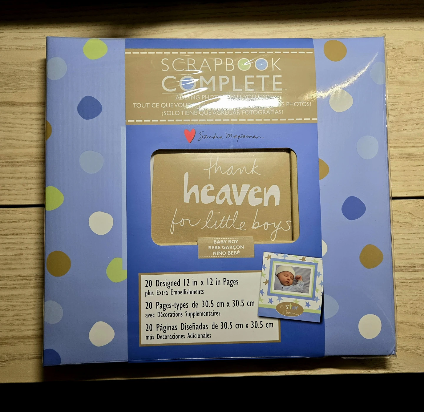 New Baby Boy Scrapbook Complete 12x12 - photo 3