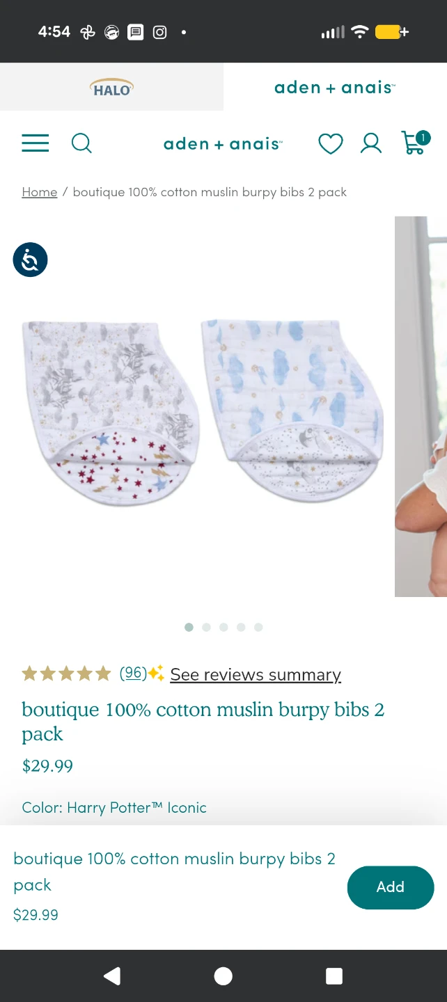 Baby Bundle puzzle, tissue box, Dreamgro soother, bibs - photo 2