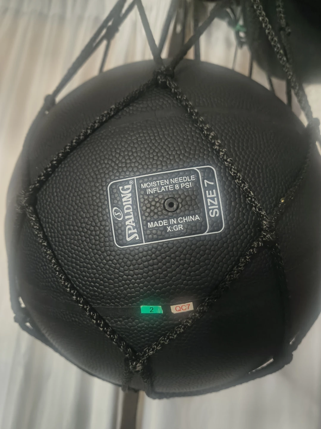 Spalding x VLTN Black Basketball - Size 7 - photo 2