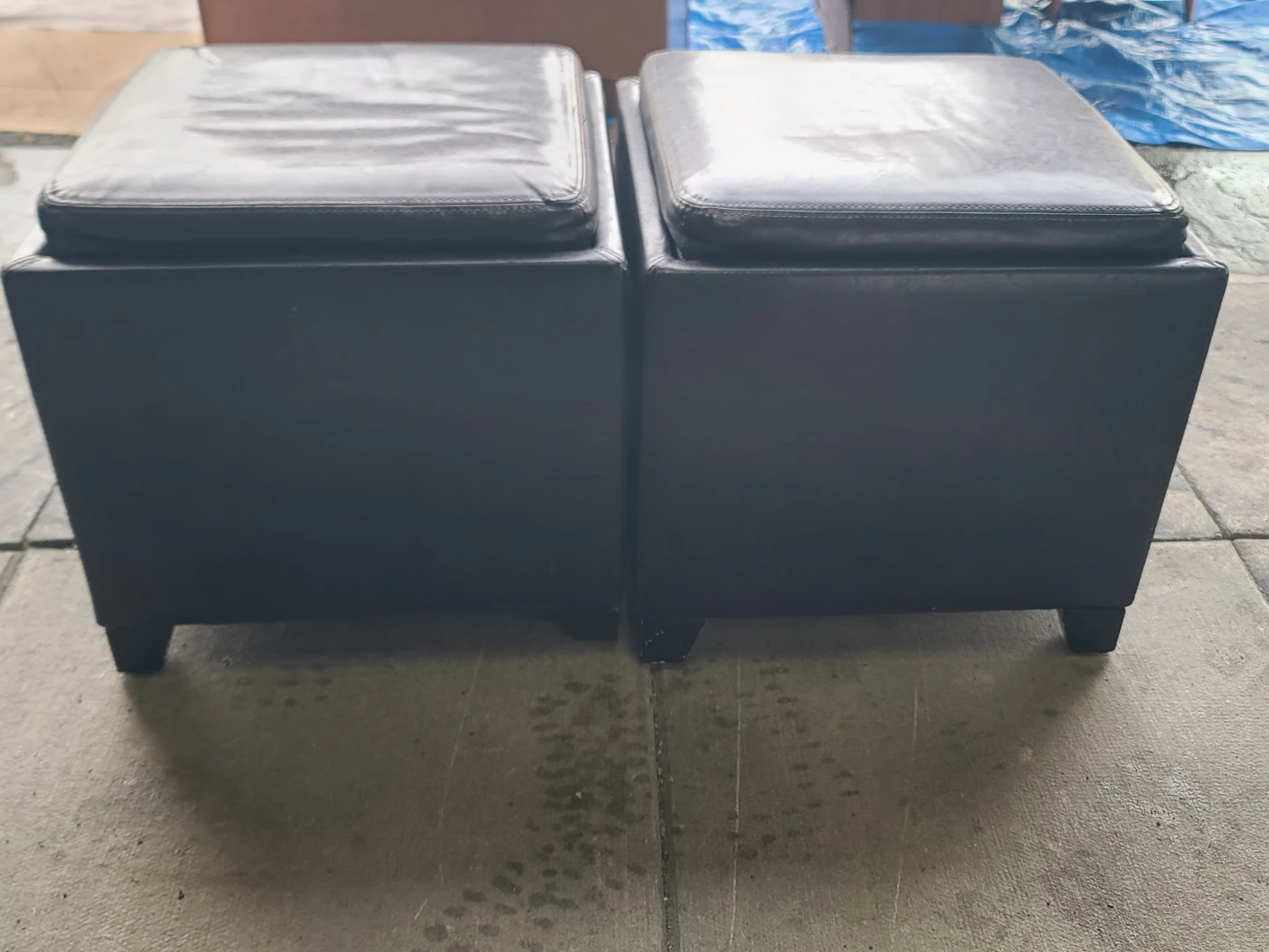 Storage Ottoman Cubes - Set of 2 - photo 2