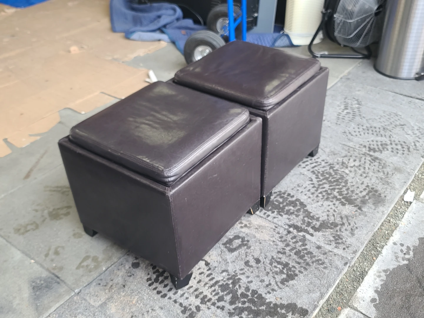 Storage Ottoman Cubes - Set of 2 - photo 4