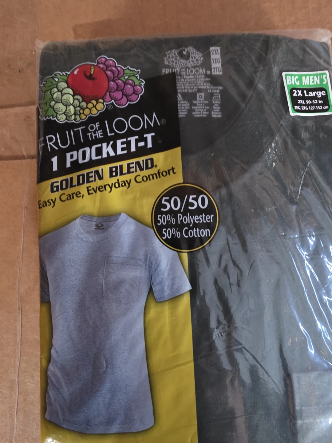 New Fruit of the Loom 2XL Pocket T-Shirt - photo 3