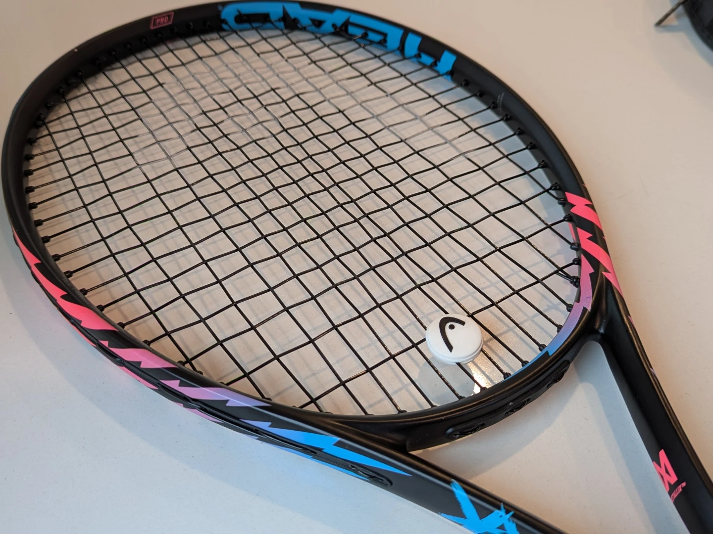 HEAD Pro Tennis Racket with Cover and vibration dampener