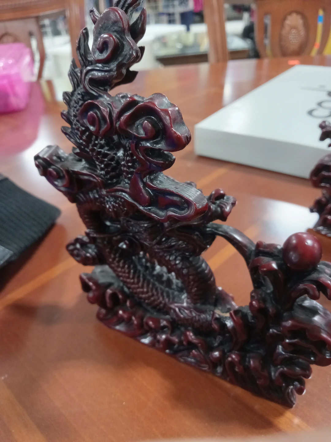 Dragon Figurine - Red and Black - photo 3