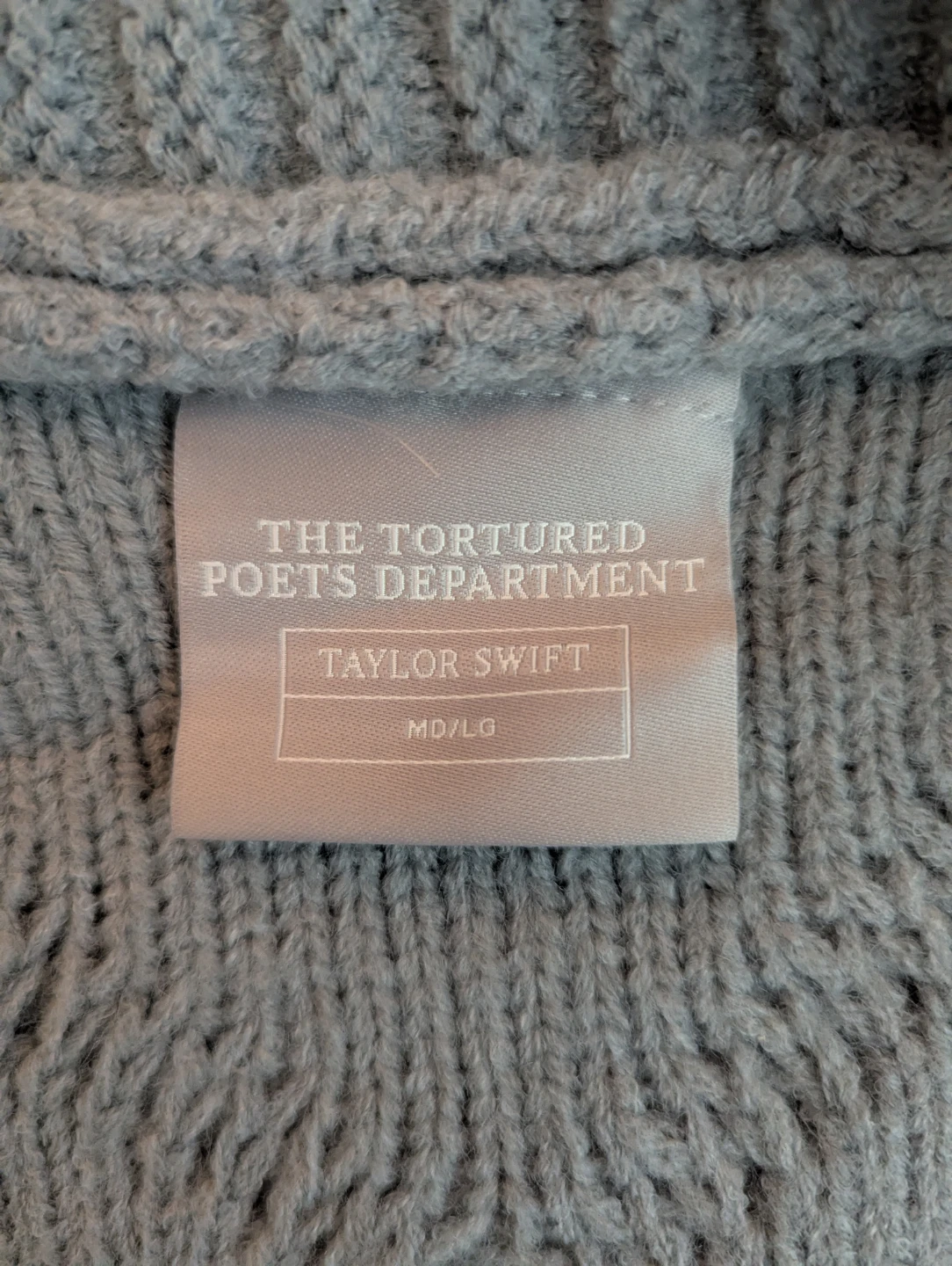 Taylor Swift  Tortured Poets Department Cardigan MD/LG - photo 3
