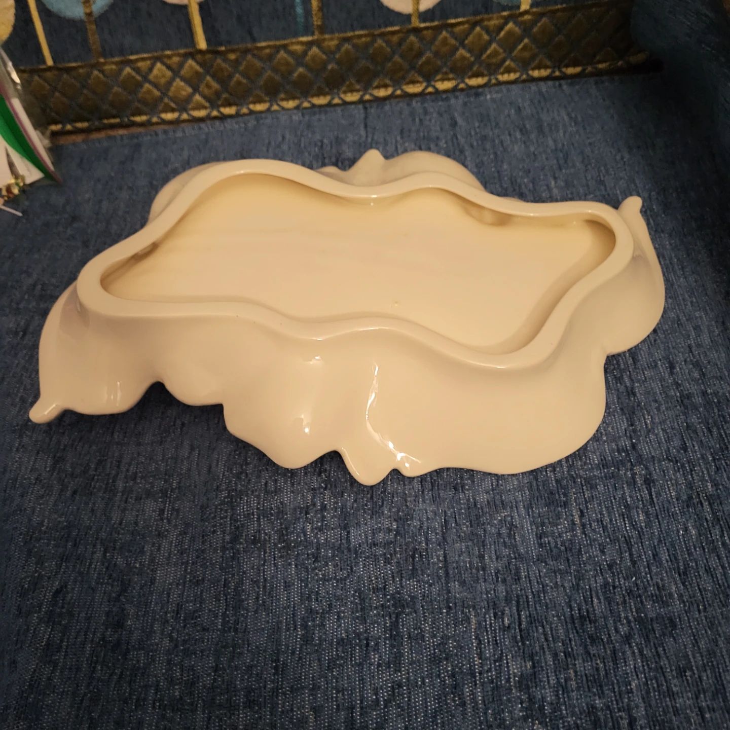 Vintage Floral Ceramic Candy Dish - photo 2