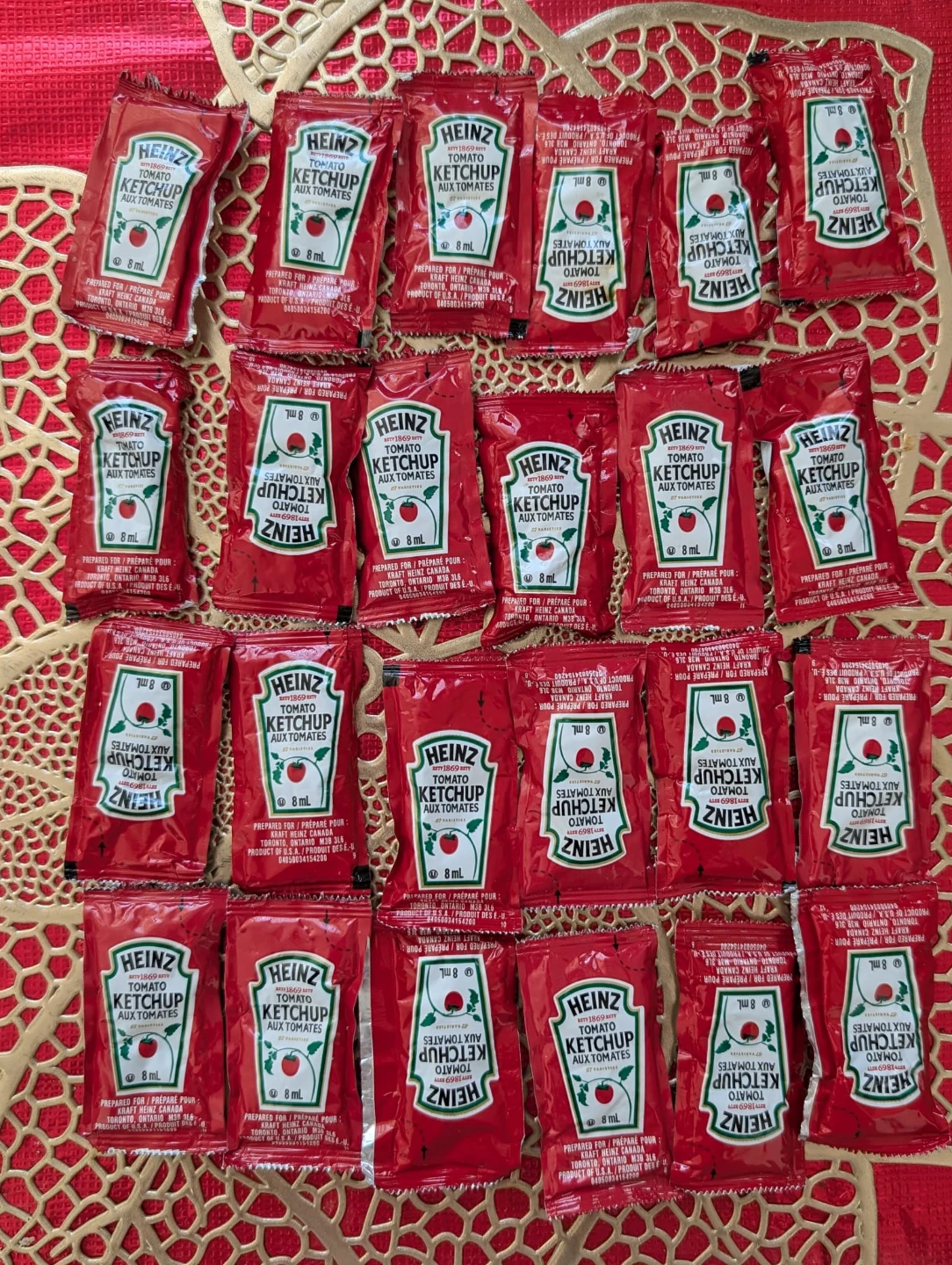 Heinz Tomato Ketchup Single Serve Packets