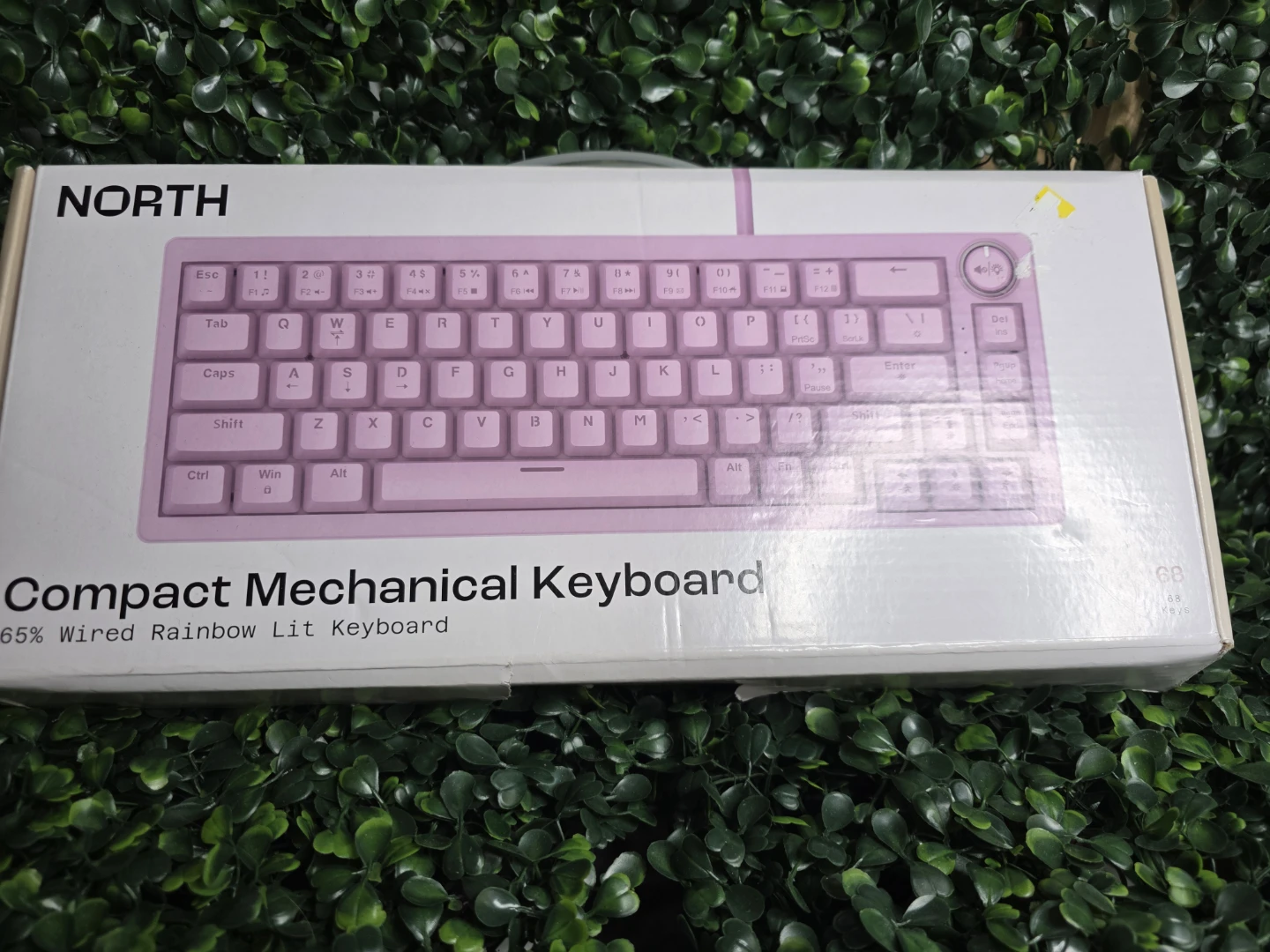 NORTH Compact 65% Mechanical Keyboard - Pink