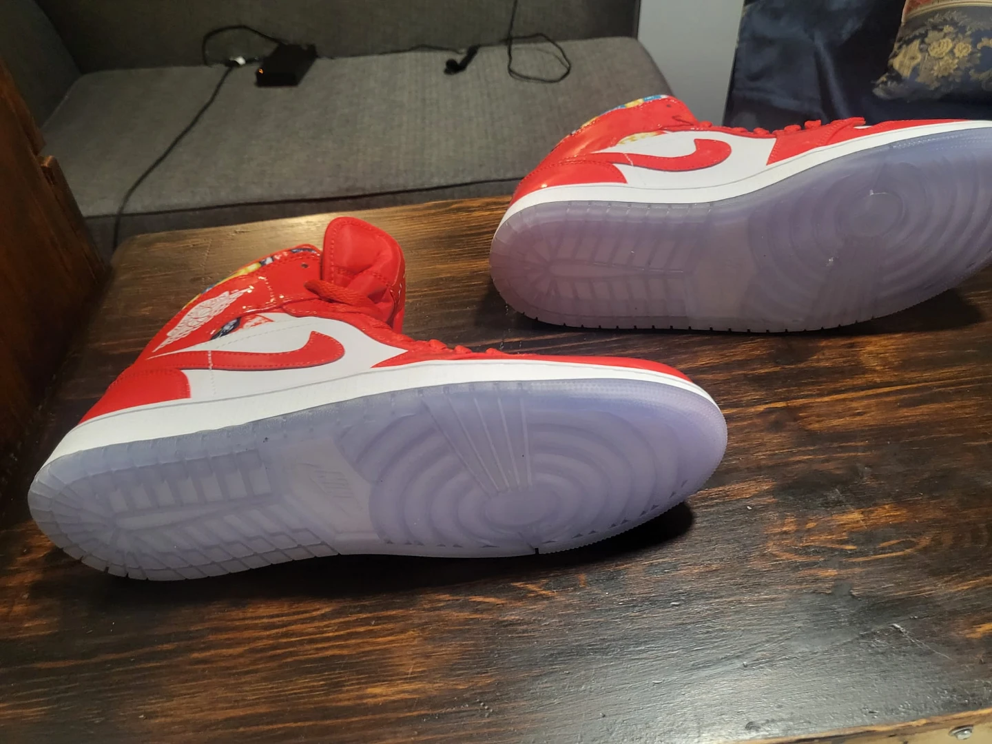 Nike Air Jordan 1 Mid SE TD Red Size 10 - photo 3