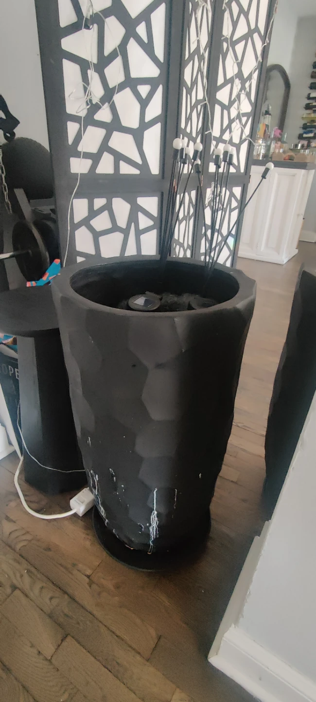 Large Black Outdoor Planter - photo 3