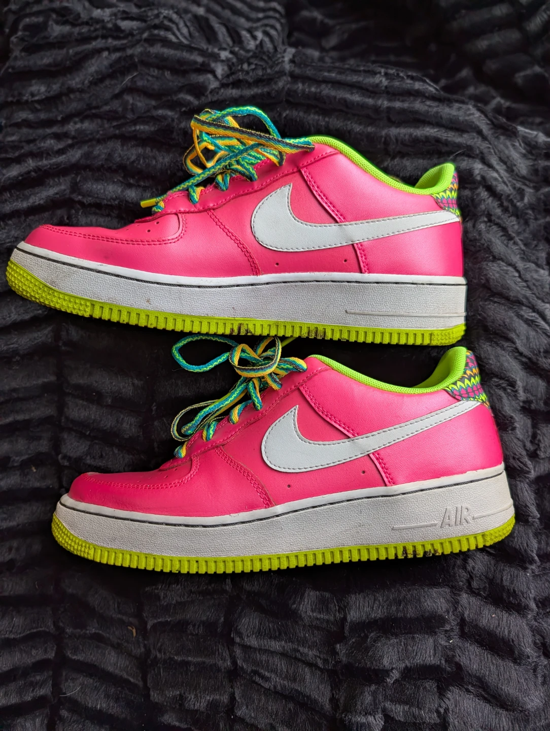 Nike Air Force 1 Pink Blast Volt - photo 2