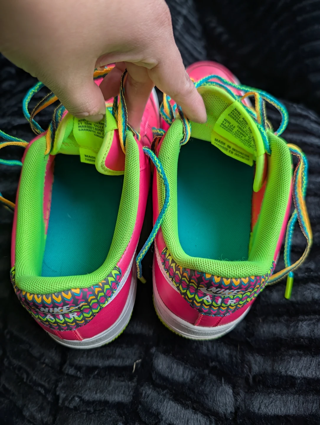 Nike Air Force 1 Pink Blast Volt - photo 4