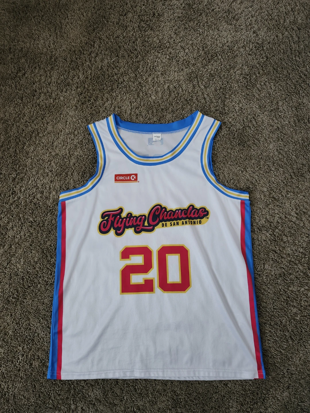 Ginobili #20 Flying Chanclas Jersey - XL