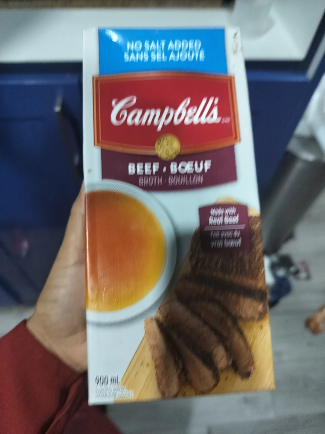 Campbell's Beef Broth - 900 ml 🥕