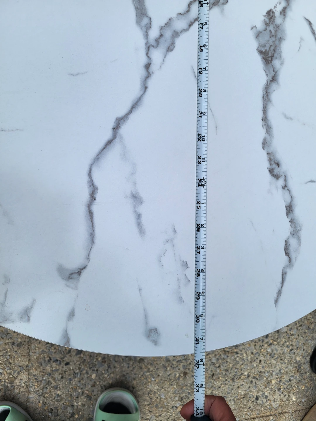 Round Marble Nesting Coffee Tables - Set of 2 - photo 4
