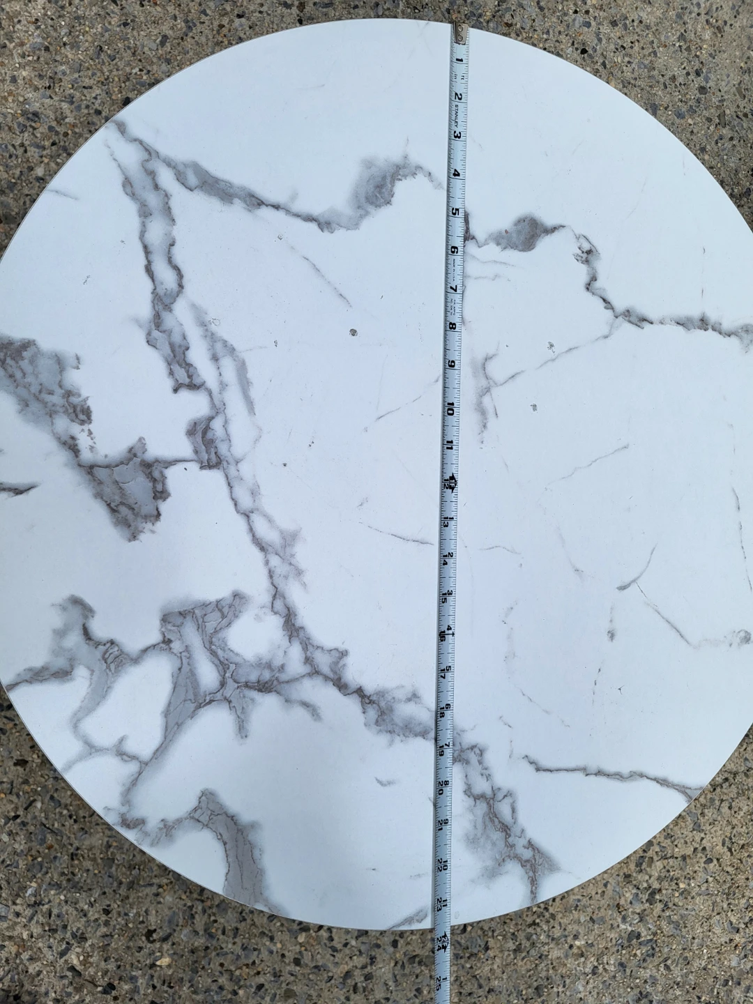 Round Marble Nesting Coffee Tables - Set of 2 - photo 5