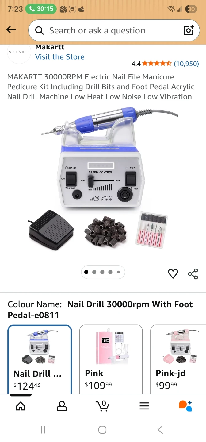Makartt 30000RPM Electric Nail Drill Manicure Pedicure Kit - photo 2
