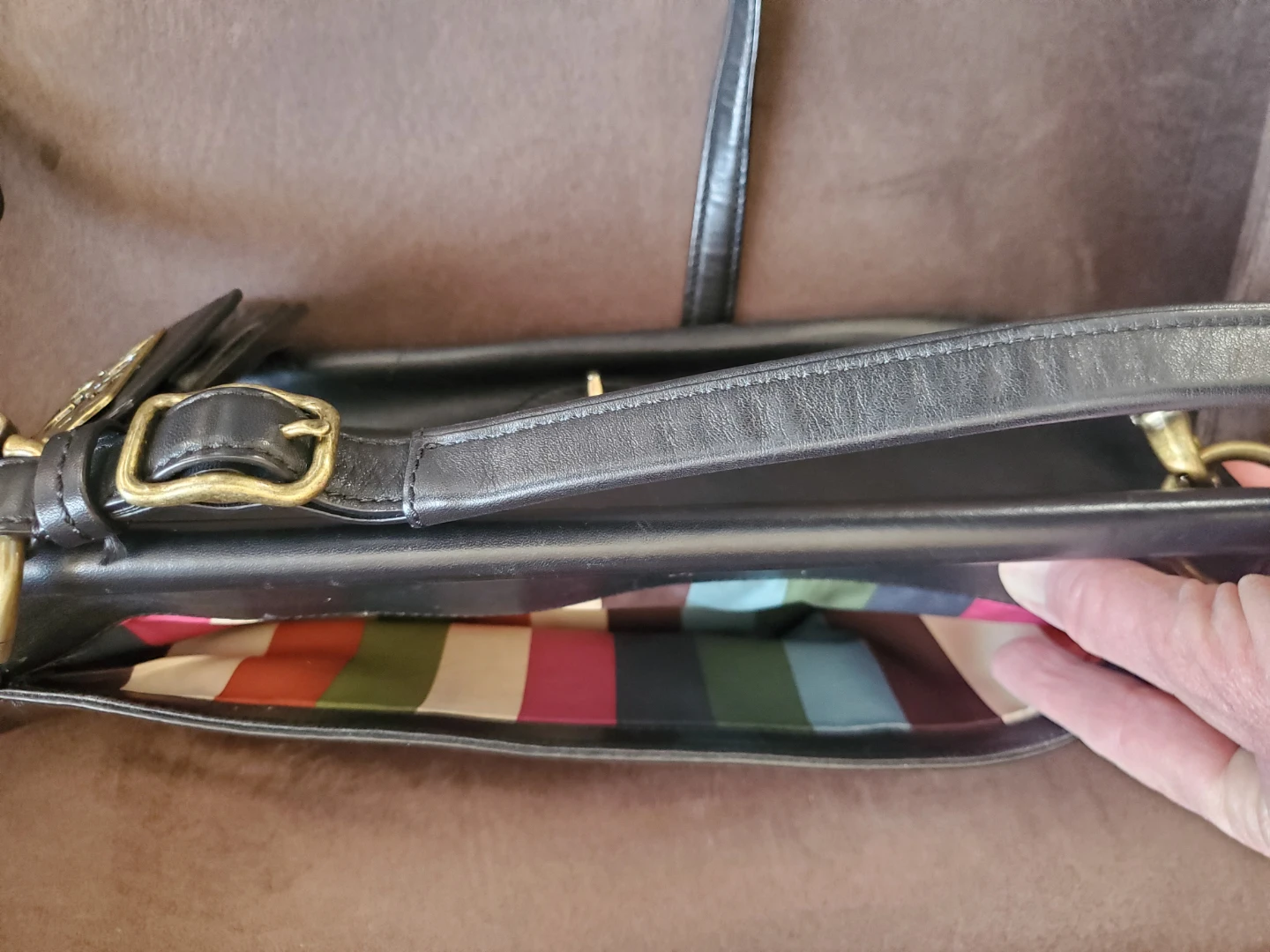 Coach Black Leather Handbag - photo 4