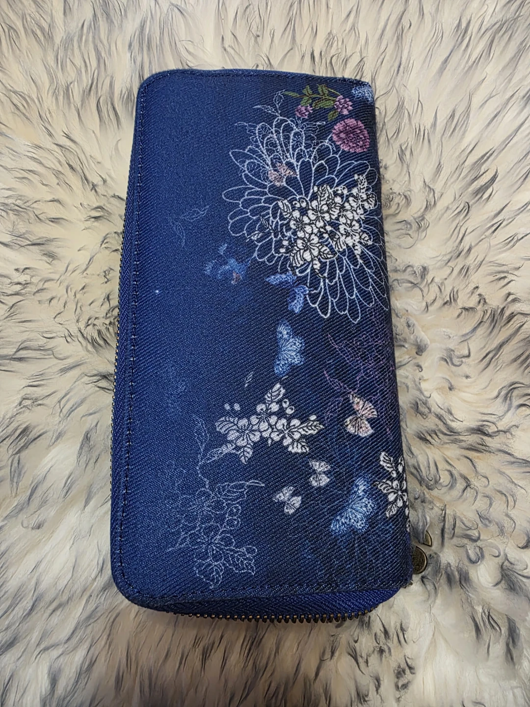 Desigual Floral Wallet - Blue - photo 4
