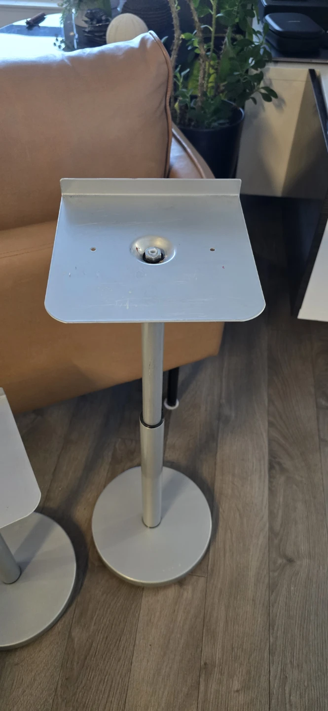 Pair of Speaker Stands - Silver - photo 2