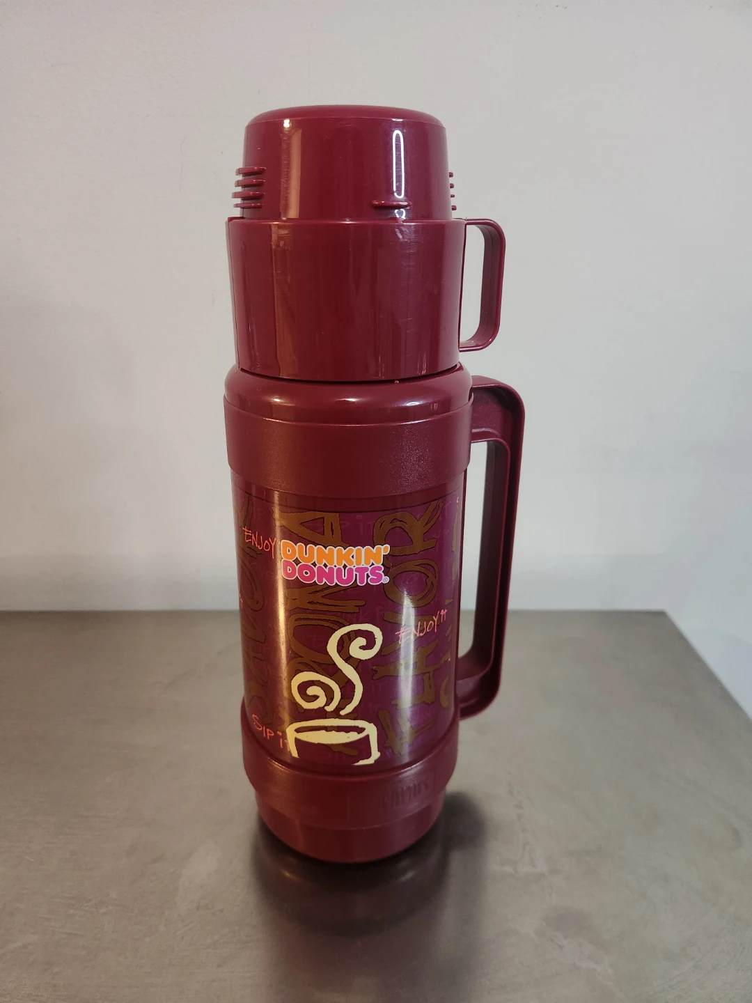 Dunkin' Donuts Thermos with Cup