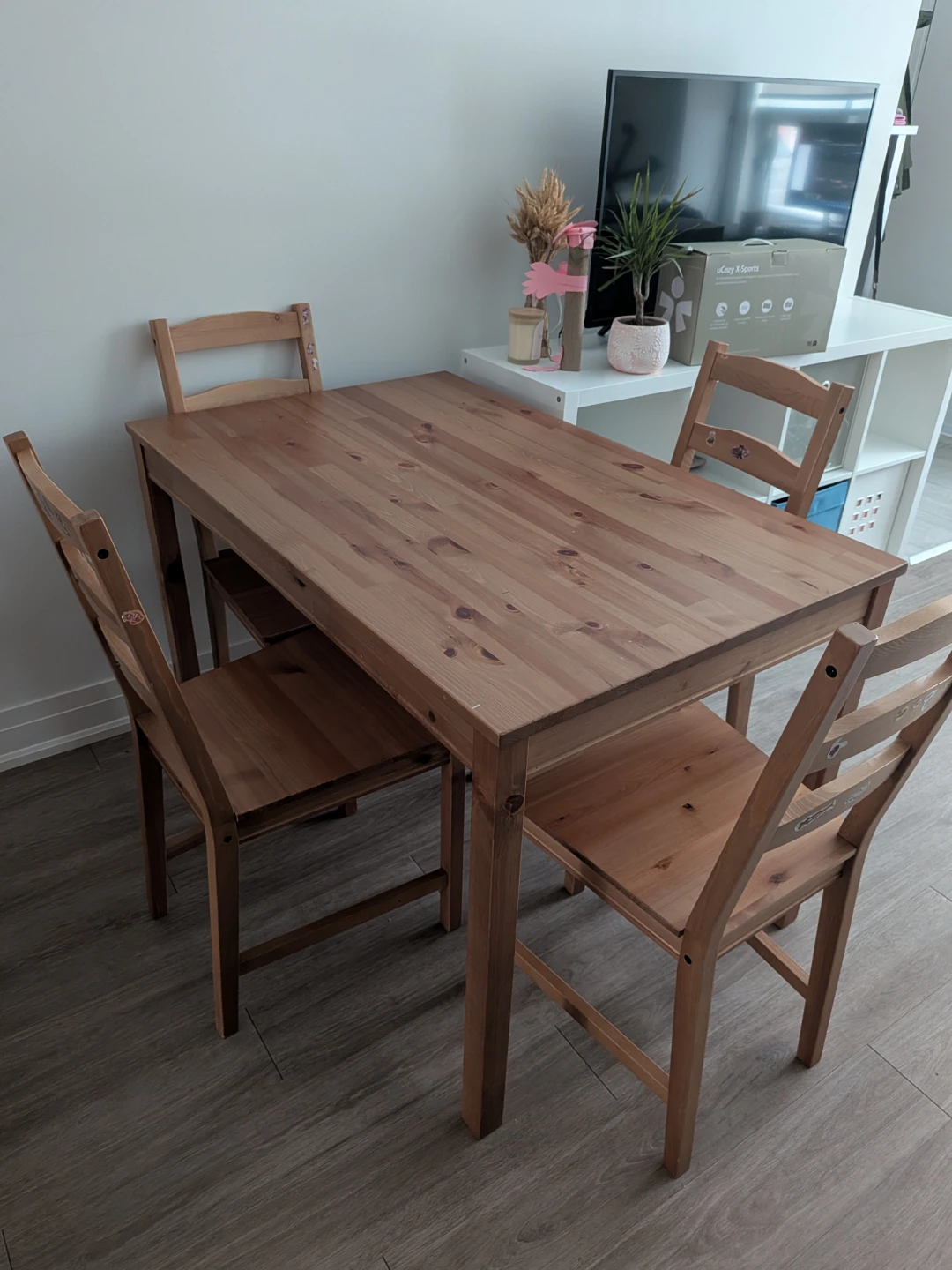 IKEA Dining Table and 4 Chairs - photo 2