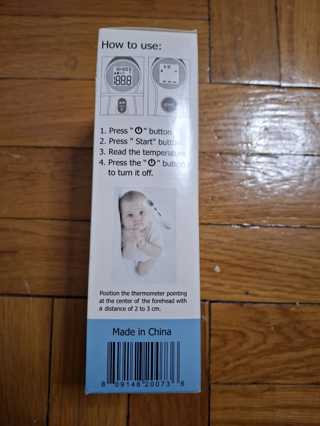 BESTMED Infrared Forehead Thermometer DET-306 - photo 2