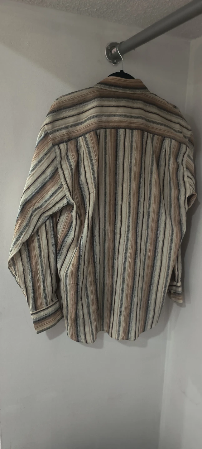 Alberto & Roy Striped Shirt - Size L 🧡 - photo 3